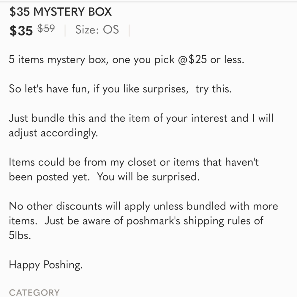 $35 MYSTERY BOX - Picture 2 of 2